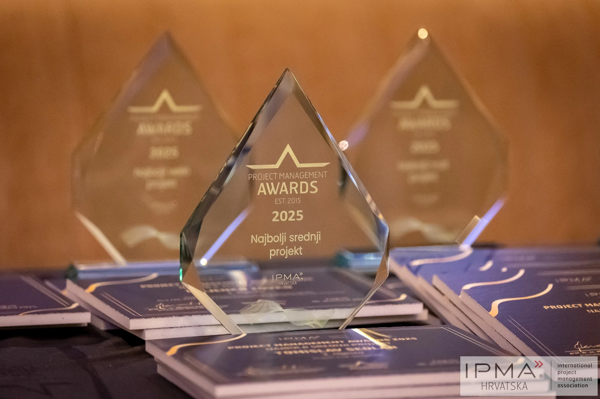 Staklene nagrade Project Management Awards